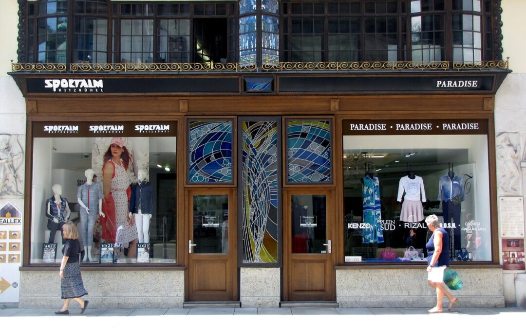 changement de vitrine